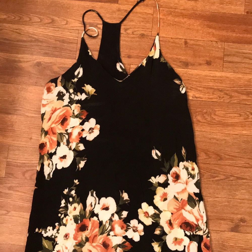 Newbury Kustom Flower Print Razorback Top